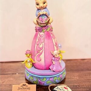Jim Shore Egg-cited For Easter Figurine With Rotating Characters